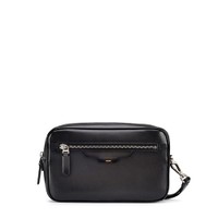 Black leather beauty case - Santoni - 1