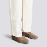 Men's brown suede Carlo penny loafer - Santoni - 2