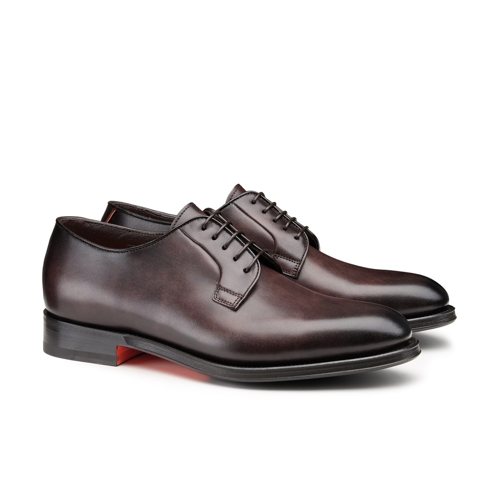 FOSSOMBRONE POLISHED BROWN DERBY Angle
