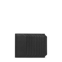 Black tumbled leather document holder - Santoni - 1