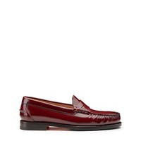 Mocassino penny da donna in pelle bordeaux - Santoni - 1