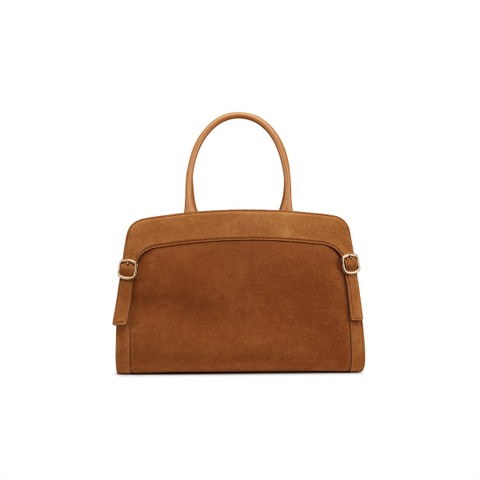 Beige suede handbag - Santoni - 5