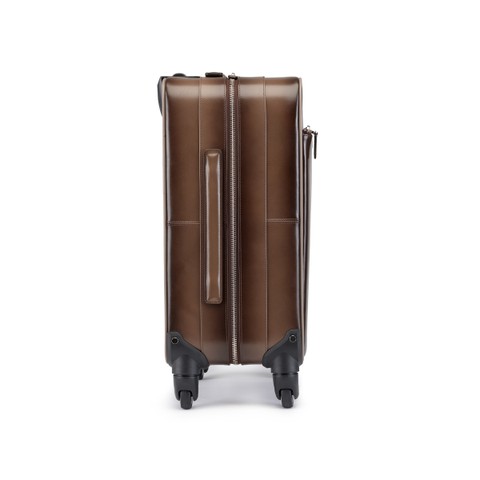 Brown leather travel suitcase - Santoni - 2