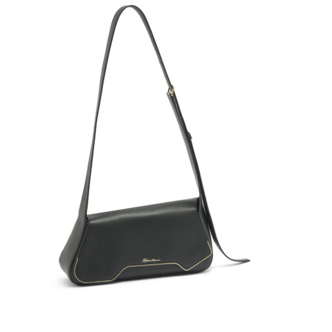 Black leather ThePluto bag - Santoni - 3
