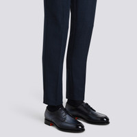 Blaue Derbys für Herren aus Leder - Santoni - 2