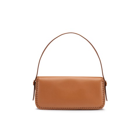 Brown leather shoulder bag - Santoni - 5