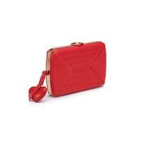 Rote Crossbody Bag aus Leder - Santoni - 2