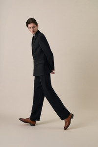 Stringata Easy da uomo in pelle testa di moro - Santoni - editorial