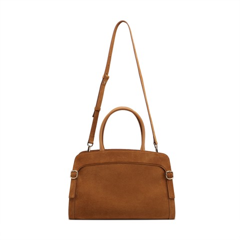 Beige suede handbag - Santoni - 4