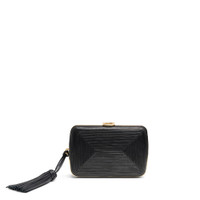 Schwarze Crossbody Bag aus Leder - Santoni - 1