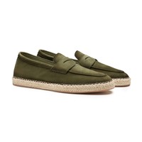 Men's green suede espadrillas - Santoni - 2