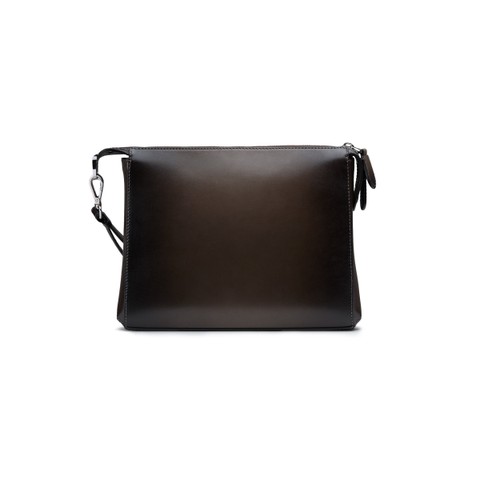 Brown leather document holder - Santoni - 4