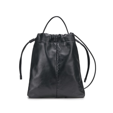 Black leather crossbody bag - Santoni - 1