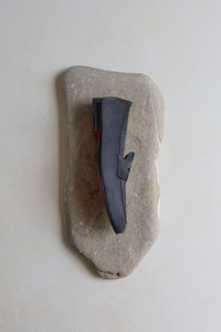 Men's grey suede Carlo loafer - Santoni - editorial