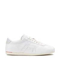 Men's white leather sneaker - Santoni - 1