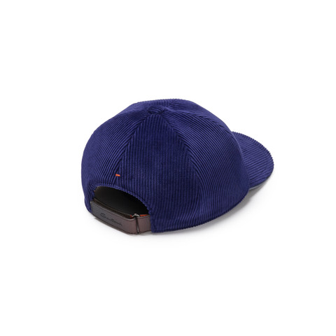 Blue velvet baseball cap - Santoni - 4