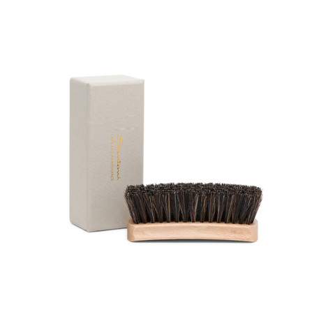 Medium wooden brush with mixed horsehair bristles - Santoni - 1