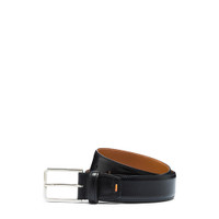 Blue leather adjustable belt - Santoni - 1