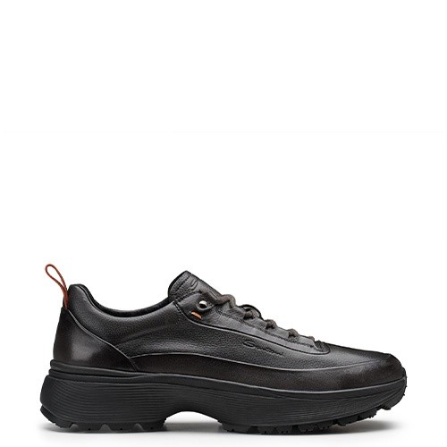 EASY BOUNCE GRIGIO LEATHER SNEAKER