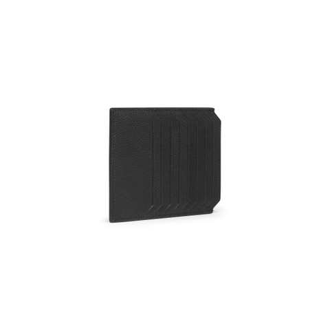 Black tumbled leather document holder - Santoni - 2