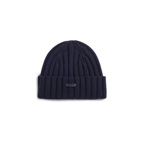Blue cashmere beanie - Santoni - 1