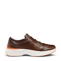 Men's light brown leather Easy Bounce sneaker - Santoni - 1