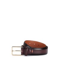 Cintura regolabile in pelle bordeaux - Santoni - 1