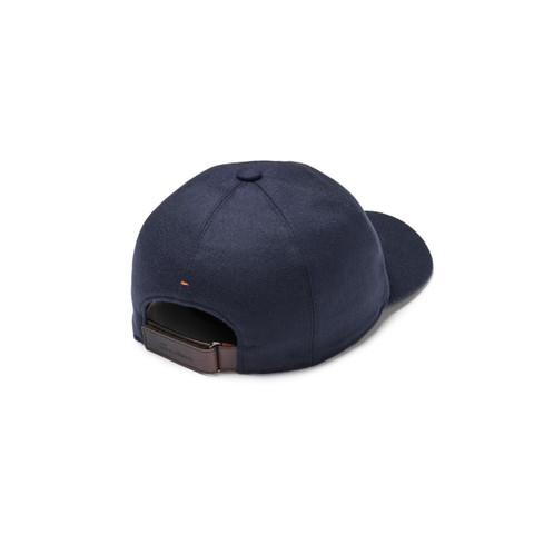 Blue cashmere baseball hat - Santoni - 4