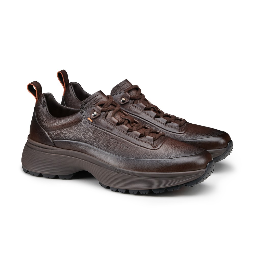 EASY BOUNCE TABACO LEATHER SNEAKER Angle