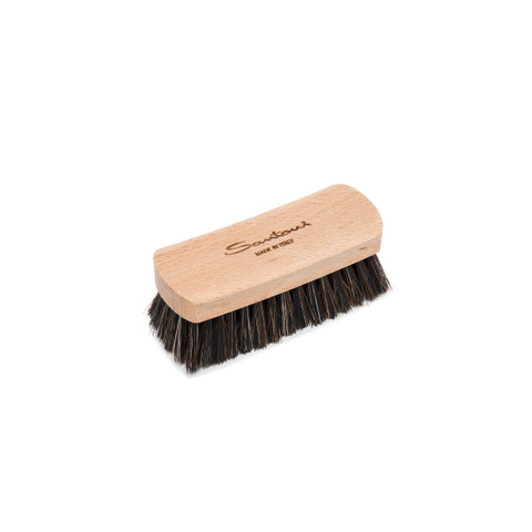 Medium wooden brush with mixed horsehair bristles - Santoni - 2