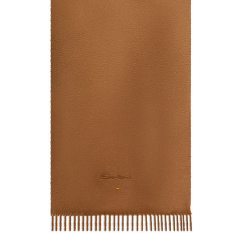 Light brown cashmere scarf - Santoni - 2