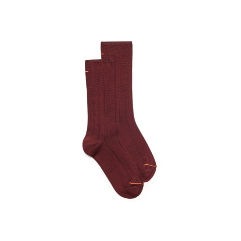 Calzini medi in Filo di Scozia bordeaux - Santoni - 1