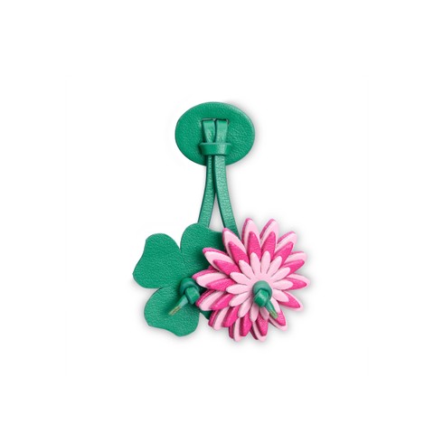 Green and pink leather Santoni Flora Luck tassels - Santoni - 1