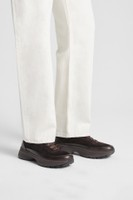 Men's dark brown leather and suede Easy Bounce Mountain sneaker - Santoni - 2