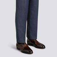 Men's dark brown leather Limited Edition Derby shoe - Santoni - 2