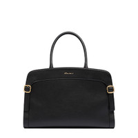 Black leather handbag - Santoni - 1