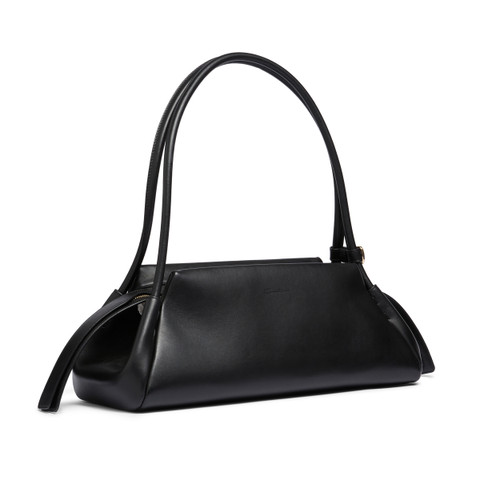 Black leather shoulder bag - Santoni - 3