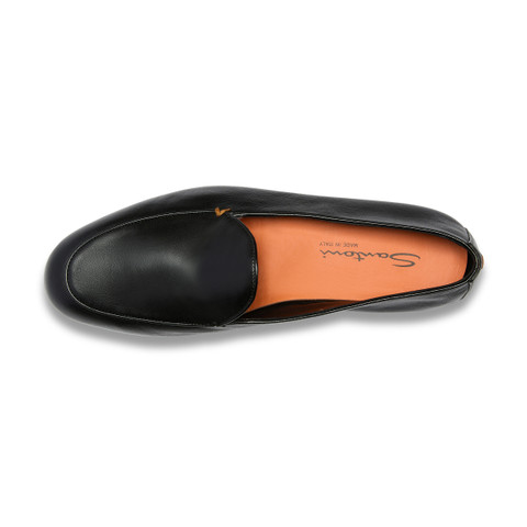Mocasín para hombre en piel negra - Santoni - 4