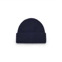 Berretto in cashmere blu - Santoni - 2