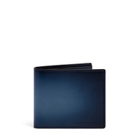 Blue leather wallet - Santoni - 1