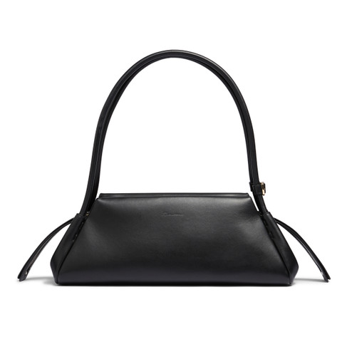 Black leather shoulder bag - Santoni - 1