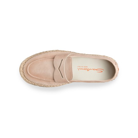 Women's beige suede espadrillas - Santoni - 5