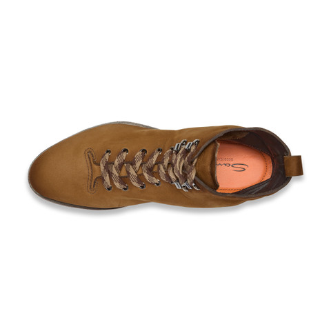 Men's light brown nubuck hiking boot - Santoni - 5