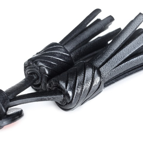 Black leather Santoni Icona Serpentine tassels - Santoni - 2