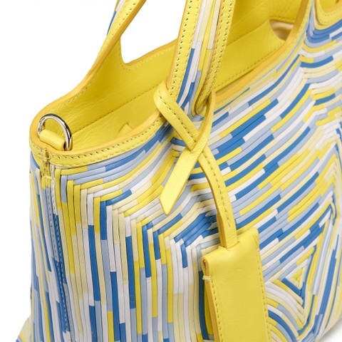 Multicolor leather handbag - Santoni - 5