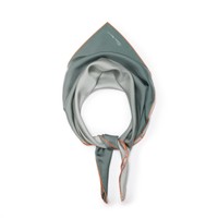 Grey cashmere and silk scarf - Santoni - 2