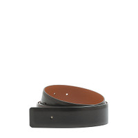 Brown leather belt strap - Santoni - 1