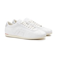 Men's white leather sneaker - Santoni - 2