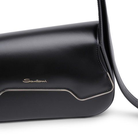 Black leather ThePluto bag - Santoni - 6