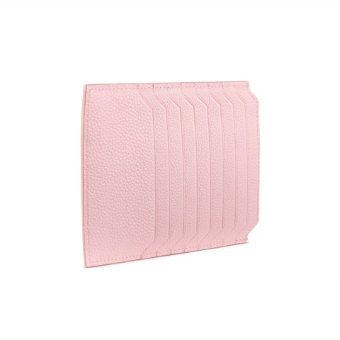 Pink tumbled leather document holder - Santoni - 2